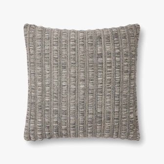 KIT PAL0020 GREY / NATURAL | Loloi Rugs Loloi Pillows, Amber Lewis X Loloi, Catalogue Inspiration, Pillow Pals, Amber Lewis, Grey Color Palette, Natural Pillows, Loloi Rugs, Amber Interiors