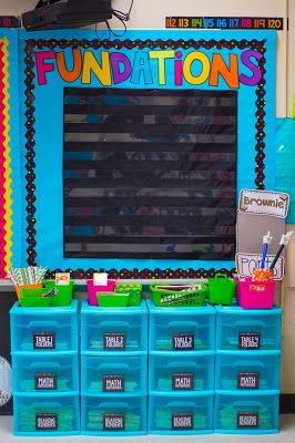 Fundations Second Grade Organization, Fundations Second Grade Classroom Setup, Fundations First Grade Organization, Fundations Materials Organization, Fundations Centers First Grade, First Grade Fundations, 3rd Grade Fundations, Fundations Classroom Set Up Second Grade, Wilson Fundations Second Grade