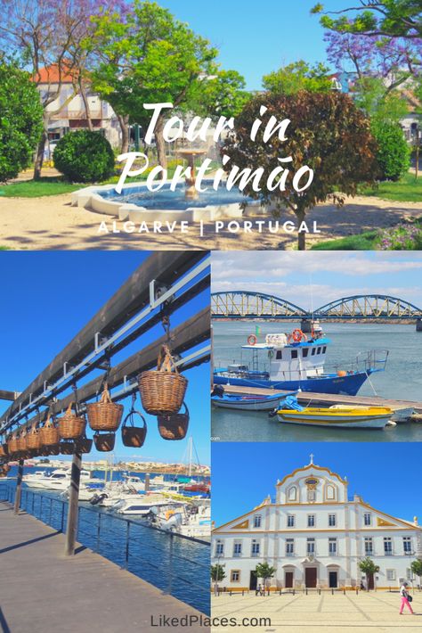 Explore at your own pace this tour in Portimão, Portugal, the interesting places in the city and surroundings with suggestions on what to eat. #algarve #portimao Lisbon Portugal Travel, Portugal Cities, Albufeira Portugal, Faro Portugal, Portugal Beach, Portugal Vacation, Portugal Travel Guide, At Your Own Pace, Your Own Pace