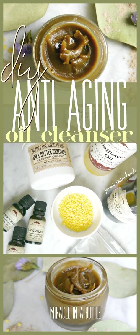 Oil Cleanser Recipe, Diy Oil Cleanser, Lotion For Oily Skin, Diy Anti Aging, Creme Anti Age, Anti Aging Oils, Baking Soda Shampoo, Moisturizer For Oily Skin, Diy Oils