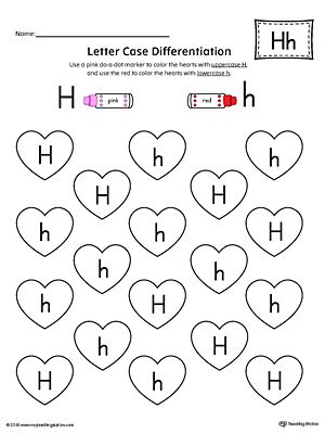 Letter Case Recognition Worksheet: Letter H Worksheet.This fun and coloring activity helps preschoolers and kindergarteners recognize the difference between the uppercase and lowercase letter H. Letter H Prek Activities, Learning Letter H Preschool, The Letter H Preschool Activities, Letter H Activities For Preschool Crafts, Letter H Worksheets Kindergarten, Letter H Activity For Preschoolers, Letter H Preschool Activities, Letter H Worksheet, Letter H Activities For Preschool