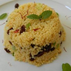 Saffron Couscous - Allrecipes.com Saffron Couscous, Moroccan Lamb Tagine, Light Side Dishes, Saffron Recipes, Couscous Recipe, Unique Salad, Hearty Lunch, Couscous Recipes, Cous Cous