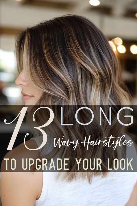 Long, wavy hair is on trend right now, so grab your curling iron or deep waver to style fun, seasonally versatile looks! Achieving long waves is simple—just brush through larger curls for a beautiful, effortless finish. Beach Waves Curling Iron, Easy Curled Hairstyles, Long Wavy Hairstyles, Waves With Curling Iron, Deep Waver, Waterfall Hairstyle, Timeless Hairstyles, My Haircut, Large Curls