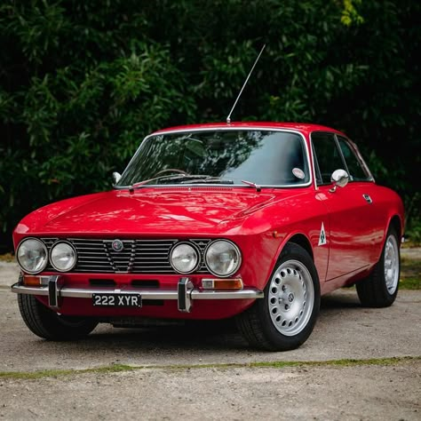 This gorgeous 1975 Alfa Romeo 2000 GTV was registered on the 28th of February 1975, and according to Alfa Romeo Centro in Italy, it's one of the last manufactured Bertone 105 series 2000 GTV examples. Alfa Bertone, Alfa Romeo Junior, Alfa Cars, Alfa Gtv, Alfa Giulia, Alpha Romeo, Alfa Romeo Gtv, Alfa Alfa, Vintage Sports Cars