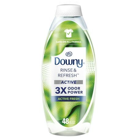 Tired of stubborn odors that never seem to wash out of your clothes? Introducing Downy Rinse & Refresh Active Fresh, a breakthrough fabric rinse with 3X Odor Power designed to break down & rinse away smelly residues trapped within fabric fibers, leaving behind a light freshness. While traditional liquid fabric softener can deposit residues on fabrics trapping odors in, NEW Downy Rinse & Refresh Active Fresh acts as a laundry detergent booster to help remove residues and odors from activewear and Musty Towels, Downy Fabric Softener, Fabric Softener Dispenser, Liquid Fabric, Fresh Laundry, Washing Machine Cleaner, Liquid Fabric Softener, Scent Booster, Homemade Laundry