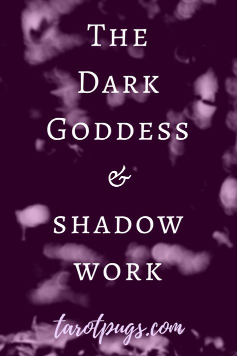 The Dark Goddess can be a guide during the darkest times of our lives; helping us resolve and heal our shadow self in shadow work. Whether you practice witchcraft, wicca, paganism or any other spirituality, the Dark Goddess can help heal our shadow side. Shadow Work Book, Shadow Work Spiritual, Shadow Self, Hecate Goddess, Dark Goddess, Oh My Goddess, Witchcraft For Beginners, Become Wealthy, Spells Witchcraft