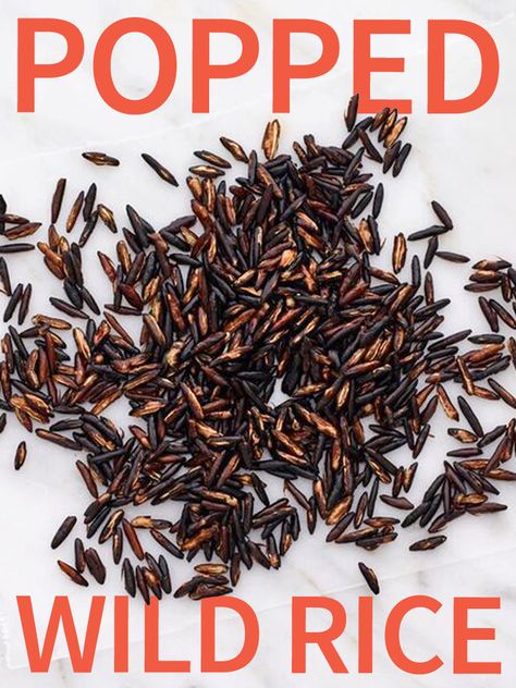 Move over popcorn, popped rice is the latest snacking trend! Follow this Popped Wild Rice recipe to see how it's done! http://www.joyofkosher.com/recipes/popped-wild-rice2/ Rice Pops Recipes, Popped Wild Rice, Wild Rice Hot Dish Recipes, Wild Rice Blend, How To Cook Wild Rice Blend, Cooking Wild Rice How To, Rice Pops, Rice Snacks, Wild Rice Recipes