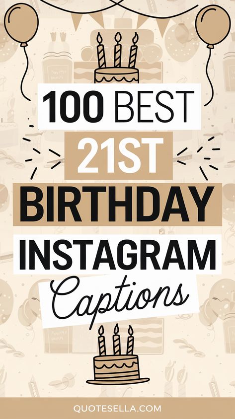 21st Birthday Instagram Captions 21 Birthday Captions Instagram, Humorous Birthday Wishes, Birthday Quotes For Friend, Birthday Instagram Captions, 21st Birthday Captions, Funny Birthday Quotes, Funny Birthday Message, Birthday Jokes, Witty Sayings