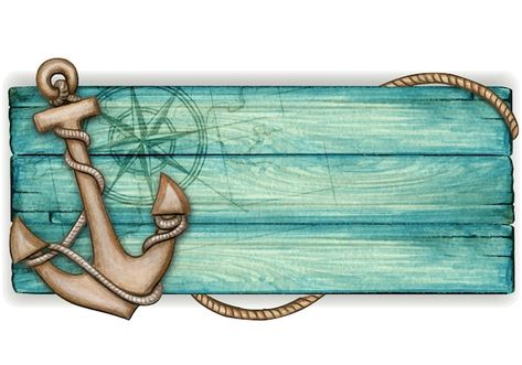 Beach Themed Crafts, Nautical Vintage, Vintage Banner, Paint Shop, Tiki Bar, Vector Photo, Beach Themes, Graffiti Art, Titanic