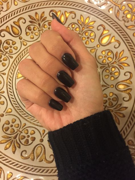 Pinterest: teeshhx3 ❣ Lincoln Park after dark OPI #black#nails Coffin Shape Black Nails Coffin Shape, Lincoln Park After Dark Opi, Black Nails Coffin, Nails Coffin Shape, Lincoln Park After Dark, Opi Black, Coffin Shape, Lincoln Park, Nails Coffin