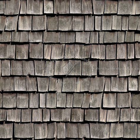 Wood shingle roof texture seamless 03862 Roof Texture Seamless, Wood Shingle Roof, Roof Texture, Spanish Tile Roof, Cedar Shake Roof, Textures Architecture, Cedar Shingle Roof, Shingle Roof, Stone Wall Design