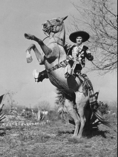 Romulo Valentine Cuellar and Valiente were frequent performers at Charro Days parades from the 1940's and beyond. This photo was used by the artist who painted the Charro Drive-in mural, according to Mr Cuellar's daughter Grace Cuellar Begley. — in Brownsville, TX. Charro Days, Western Artwork, Cowgirl Rodeo, Vintage Cowgirl, Snake Eyes, Texas History, Cowboy Art, Western Theme, Historical Landmarks