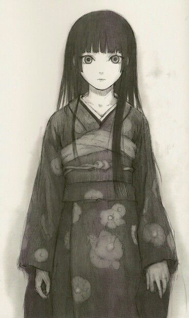 I love this anime Jigoku Shōjo, Hell Girl, Shoujo Manga, Manga Love, Long Black Hair, Manga Cosplay, I Love Anime, Manga Pictures, Long Black