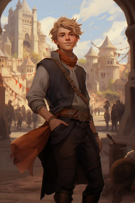 Dnd Siblings, Male Adventurer Character Design, Aviator Character Design, Dnd Human Character Art, Halfling Rogue Male, Character Design Student, Human Dnd Character, Male Dnd Character Art, Dnd Human Male