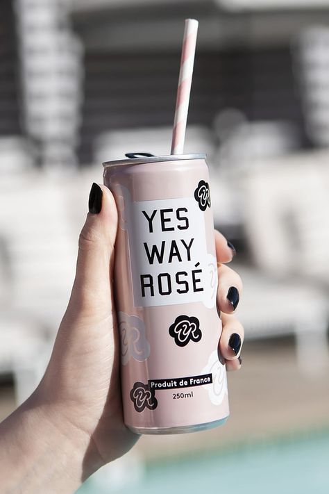 Yes Way Rosé Is Launching Canned Wine at Target, and We Can’t Wait to Sip 1 Poolside Yes Way Rose, Deli Shop, Drinks Packaging Design, Wine Delivery, Spicy Dishes, Wine Brands, Wine Cheese, 100 Calories, Stone Fruit