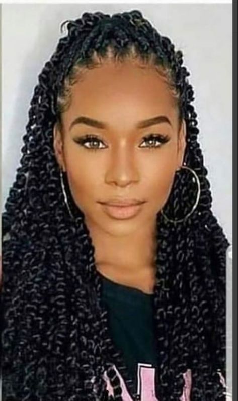 Wavey Bob, Twists For Black Women, Goddess Twists, Crochet Braids Straight Hair, Braid Hair Dos, Lock Hairstyles, Single Braids Hairstyles, Crochet Hair Styles Freetress, Shaggy Layers