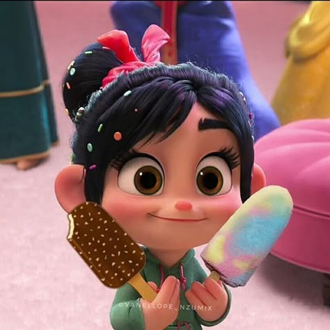 Vanellope Y Ralph, Cute Disney Characters, Vanellope Von Schweetz, Disney Princesses And Princes, Book Cover Design Inspiration, Girl Cartoon Characters, Disney Icons, Karakter Disney, Cute Disney Pictures