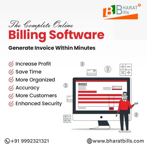 Invoicing Software: Now Create and Send GST Ready invoices to Small Business Owners by Bharat Bills Invoicing Software ✓ Bharat Bills Makes GST Billing Easy. Contact us at +91 9992 321 321 E-mail info@bharatbills.com for more info.: https://bharatbills.com/contact-us/ Or Visit our website https://bharatbills.com/e-invoicing-software/ Invoice Design Template Free, Graphic Design Invoice, Invoice Template Free Download, Design Invoice Template, Free Invoice Template, Bill Format, Design Invoice, Accounting Education, Invoice Format