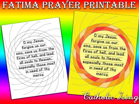 Printable Catholic Prayers for Kids: Posters and Copywork Catholic Prayers For Kids, Prayers For Kids, Fatima Prayer, Guardian Angels Prayer, Catholic Homeschool, Liturgical Year, Handwriting Paper, Apostles Creed, Catholic Crafts