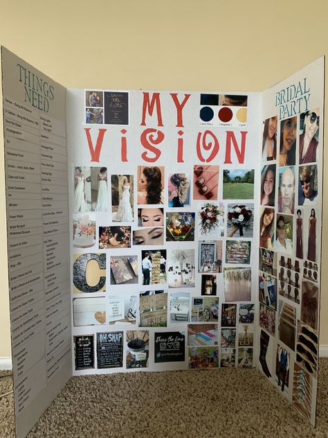 Wedding Board Ideas Planners, Vision Board Wedding Planning, Wedding Vision Board Ideas Brides, Wedding Post It Board To Do List, Wedding Vision Board Ideas Diy, Wedding To Do Board Sticky Notes, Wedding Vision Board Ideas, Wedding Todo List, Creepy Wedding