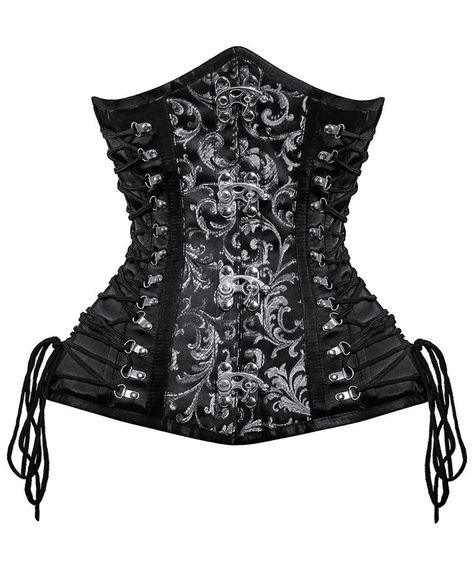 Isabela Criss Cross Underbust Gothic Corset – corsetdeal.com Cheap Corset, Best Corset, Vampire Stuff, Under Bust Corset, Gothic Stuff, Goth Stuff, Bold Dresses, Angel Outfit, Steel Boned Corsets