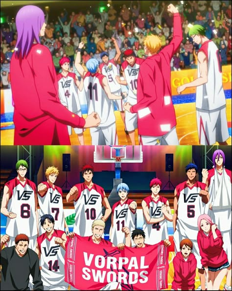 Vorpal swords win against Jabberwock #LastGame Kuroko No Basket Vorpal Swords, Vorpal Swords, Top Anime Series, Kuroko Basket, Aomine Kuroko, Kuroko No Basket Characters, Slam Dunk Anime, Basketball Anime, Black Clover Manga