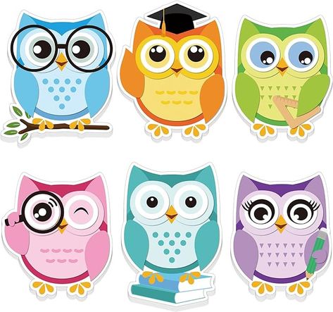 Amazon.com : 6 Pack Owl Sticky Notes Owl Shaped Notepads Cute Notepads Things to Do Notepad Owl Party Favors for Kids Teacher Classroom Office Gifts Decor Supplies, 180 Sheets in Total, 4.7 x 5.5 Inches : Office Products Funny Sticky Notes, Owl Party Favors, To Do Notepad, Owl School, Owl Theme Classroom, Stitch Coloring Pages, Owl Classroom, Mason Jar Cards, Owl Kids