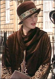 Louise Lombard, House Of Elliot, Recycled Costumes, Pattern Alterations, Elizabeth Mcgovern, Tv Clothes, 1920s Outfits, Hollywood Costume, Embroidered Coat