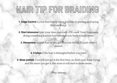 Braiding Tips, Braiding Business, Salon Suites Decor, Hair Braider, Hair Business, Salon Suites, Edge Control, Protective Hairstyles Braids, Business Hairstyles