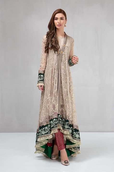 Sukienki Maksi, Pakistani Fashion Party Wear, Dressing Style, Maria B, Designer Party Wear Dresses, Pakistani Dress Design, Vestidos Vintage, Pakistani Suits, Indian Designer Outfits