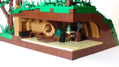 Lego Hobbit Hole, Lego Lotr, Lego Ninjago City, Lego Hobbit, Cool Things To Build, Ninjago City, Easy Lego Creations, Lego Knights, Diy Lego