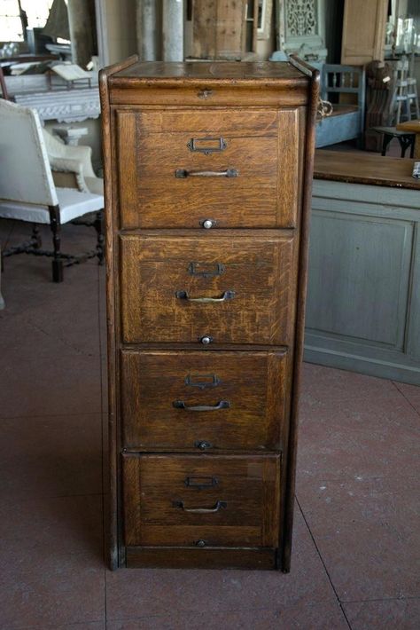 1930s Office, Old Filing Cabinet, Antique Office Furniture, Annie Jr, Annie Musical, Vintage Filing Cabinet, Wood Office Chair, Cozy Home Library, Farmhouse Office Decor