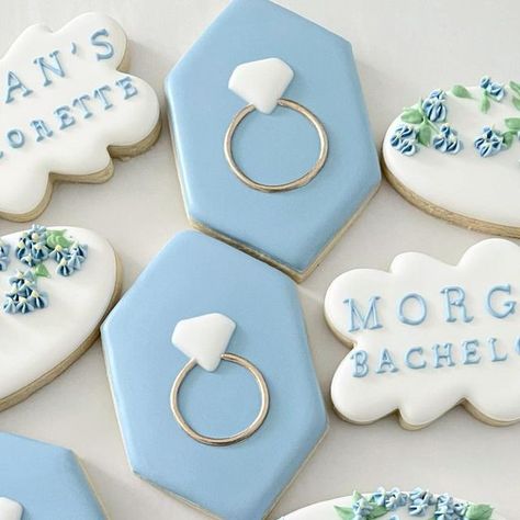 Sweet Adelaide’s on Instagram: "Bachelorette Cookies. 💍 #bachelorettecookies #bridalcookies #weddingcookies #customcookies #decoratedcookies #cookiesofinstagram #murrayky" Coastal Cowgirl Bachelorette Cookies, Last Toast On The Coast Bachelorette Cookies, Last Toast On The Coast Cookies, Bachelorette Cookies Decorated, Bachelorette Cookie Ideas, Bachelorette Sugar Cookies, Last Toast On The Coast Bachelorette, Bachelorette Party Cookies, Bachelorette Cookies