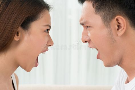 Shouting Face, People Shouting, Close Up Faces, Couples Images, Fixer Upper, Stock Photography, Close Up, Photo Image, Stock Photos