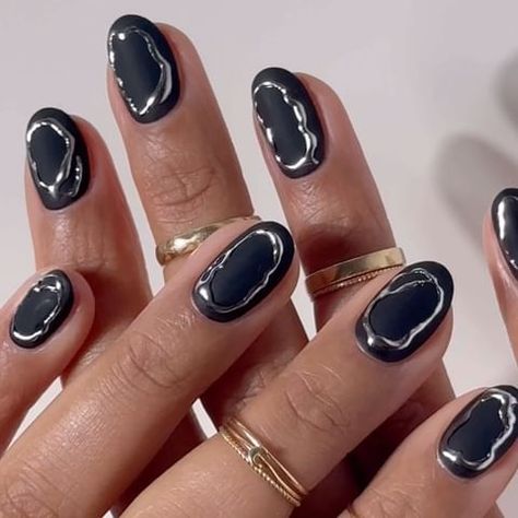 IMARNI (@imarninails) • Instagram photos and videos Matt Gel Nails, Matte Top Coat, Black Matte, Top Coat, Jet Black, Summer Nails, Gel Nails, Nail Art, Mirror