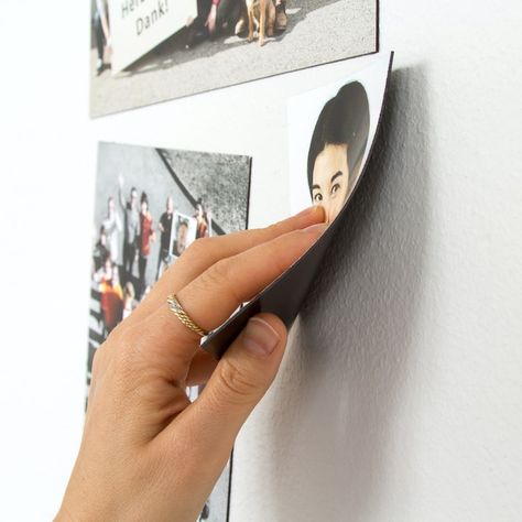 Photo on self-adhesive magnetic sheet being attached to a magnetic wall Basin Bathroom Sink, Wash Basin Bathroom, Bathtub Drain Stopper, Magnetic Paint, Bathroom Sink Stopper, Sink Stopper, Magnetic Tape, Magnetic Letters, Magnetic Wall