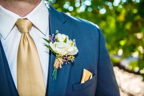 Ephesians 5:22, "Wives, submit yourselves to your own husbands as you do to the Lord." 5 ways to build up your husband and marriage. Wedding Suits Men Blue, Navy Gold Wedding, Navy Blue And Gold Wedding, Blue Gold Wedding, Gold Suit, Suit Ideas, Gold Tie, Suits Men, Groomsmen Suits