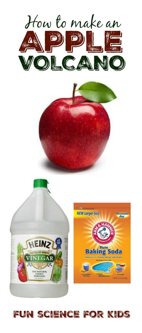 Vetenskapliga Experiment, Volcano Experiment, September Activities, Apple Unit, Apple Activities, Apple Craft, Apples To Apples Game, Kid Experiments, Kids Science