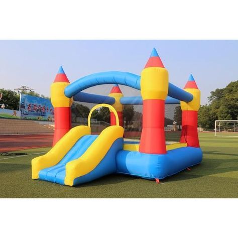 Bouncy Castle Slide Mesh Net Walls 365L x 265W x 210H cm Water Bounce House, Jumping Castle, Magic Dragon, Bounce House Rentals, Bouncy House, Outdoor Inflatables, Children Park, Water Party, Bouncy Castle