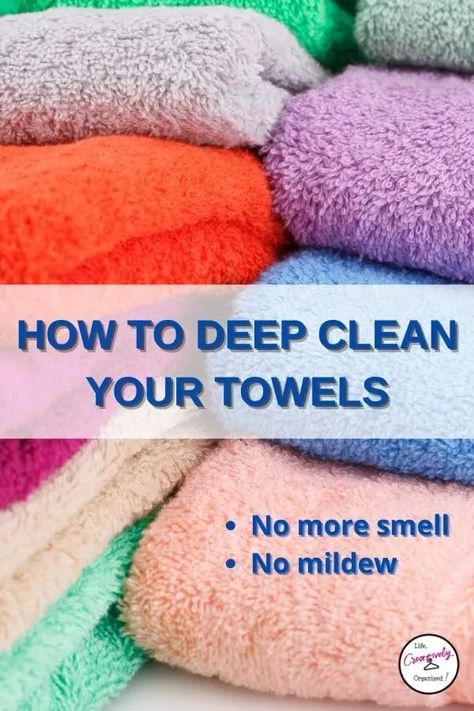 How To Strip Towels With Vinegar, Deep Clean Towels, Cleaning Towels Deep, Refresh Bath Towels, Clean Towels Deep, Refresh Towels With Vinegar, Quick Dry Bath Towels, Homemaker Skills, Fresh Towels Laundry Tips