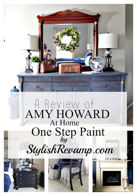 Amy Howard Laquer Spray Paint, Amy Howard Painted Furniture, Amy Howard One Step Paint, French Blue Paint, Amy Howard Paint, Redoing Furniture, Repurpose Projects, Blue Painted Furniture, High Gloss Furniture