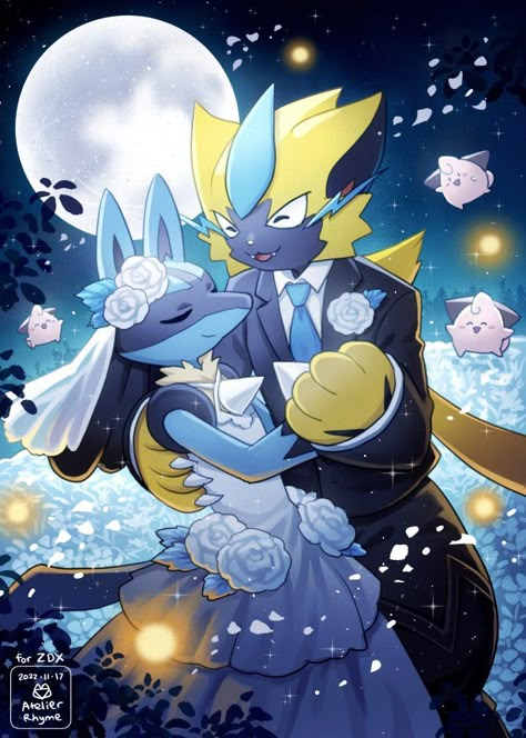 Zeraora x Lucario Pokemon Xyz, Pokemon Fanart, Pokemon Pokedex, Fancy Art, Pokemon Comics, Pokemon Fan Art, Pokemon Pictures, Pokemon Fan, Girls Cartoon Art