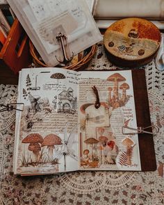 Cottagecore Junk Journal, Cottagecore Scrapbook Ideas, Nature Scrapbook Ideas, Vintage Aesthetic Scrapbook Ideas, Cottagecore Journaling, Fantasy Journal Pages, Junk Journal Pages Ideas, Cottagecore Scrapbook, Vintage Scrapbook Ideas