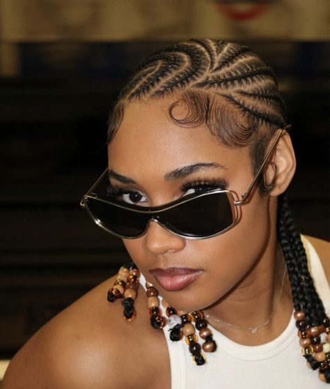 Cornrow Hairstyle, Cornrows Natural Hair, Cornrows Braids For Black Women, Big Box Braids Hairstyles, Box Braids Hairstyles For Black Women, Braids Hairstyles Pictures, Braided Cornrow Hairstyles, Cute Box Braids Hairstyles, Quick Braided Hairstyles