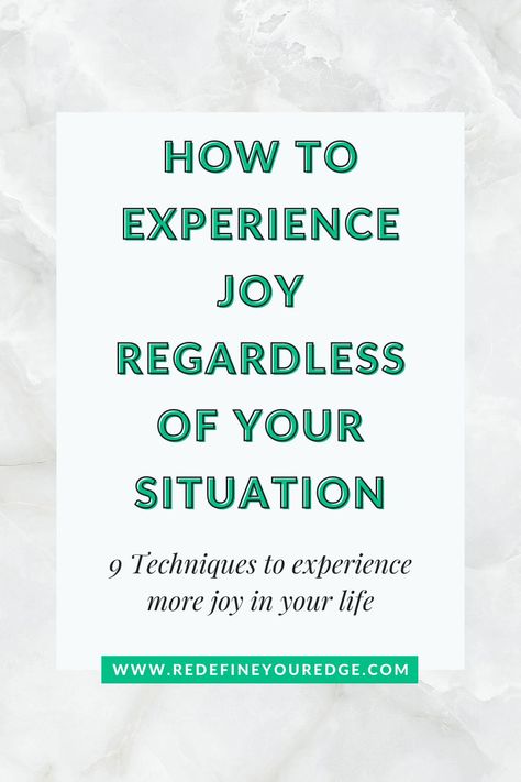 This article discusses how you can experience joy, what joy is and 9 ways you can cultivate more joy in your life. #morejoy #experiencejoy #cultivatejoy #joy Situation Quotes, Gratitude Challenge, Embrace Imperfections, Blog Topics, Find Joy, Comfort And Joy, Enjoy Your Life, Practice Gratitude, What Happened To You