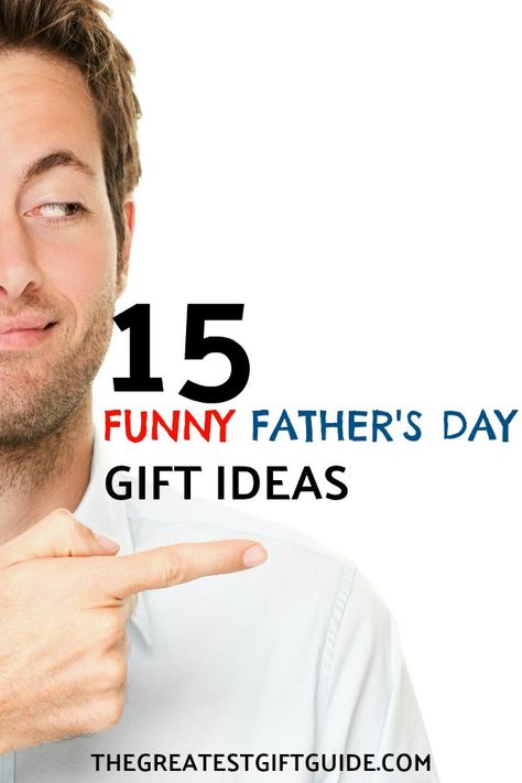 This collection of funny Father's Day gifts is perfect for the Dad who has a funny bone and doesn't want the typical sappy gift. These gift ideas are perfect given by a wife or friend. These gift ideas make great gifts for your husband, brother or son. If you're looking for a unique gift ideas this Father's Day check out our funny Father's Day gift guide! #giftguide #uniquegiftideas #fathersdaygiftideas #fathersday #funnyfathersdaygifts Gifts For Your Husband, Useful Gifts, Golf Gifts For Men, Guy Best Friend, Gift Guide For Him, The Greatest Gift, Funny Fathers Day Gifts, Fathers Day Presents, Father's Day Gifts