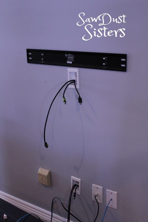 Diy Hide Tv Cords, Hiding Tv Cords On Wall, Hide Cords On Wall, Cable Management Diy, Hide Tv Cords, Hide Tv Cables, Hide Tv, Tv Cords, Hide Cords