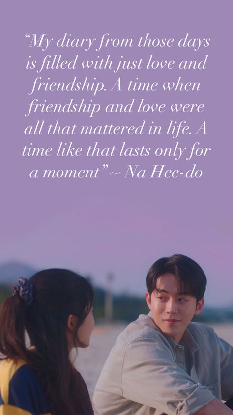 Kdrama Friendship Quotes, Kdrama Love Quotes, Quotes Aestheticwallpaper, Kdrama Quotes Aesthetic, 25 21 Kdrama, Hidden Love Quotes, Kdrama Wallpaper Aesthetic, Soulmate Movie, Study Girl