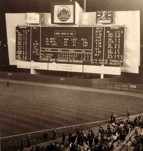 Anaheim Angels Baseball, Baseball Scoreboard, Lets Go Mets, Ny Baseball, Jets Football, Shea Stadium, Mets Baseball, Baseball Park, Angels Baseball