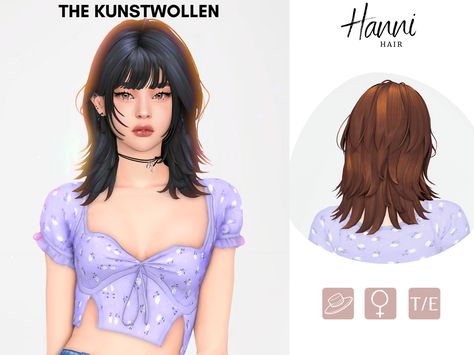 The Kunstwollen, Hair Inspired, Pelo Sims, The Sims 4 Packs, Sims 4 Mm Cc, Sims 4 Cc Makeup, Sims 4 Body Mods, Tumblr Sims 4, Sims 4 Expansions